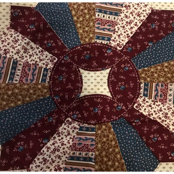 Granny's Trunk Pillow Pattern Panel Kit Quilting Patchwork Design 16" Pillow - Picture 2 of 8